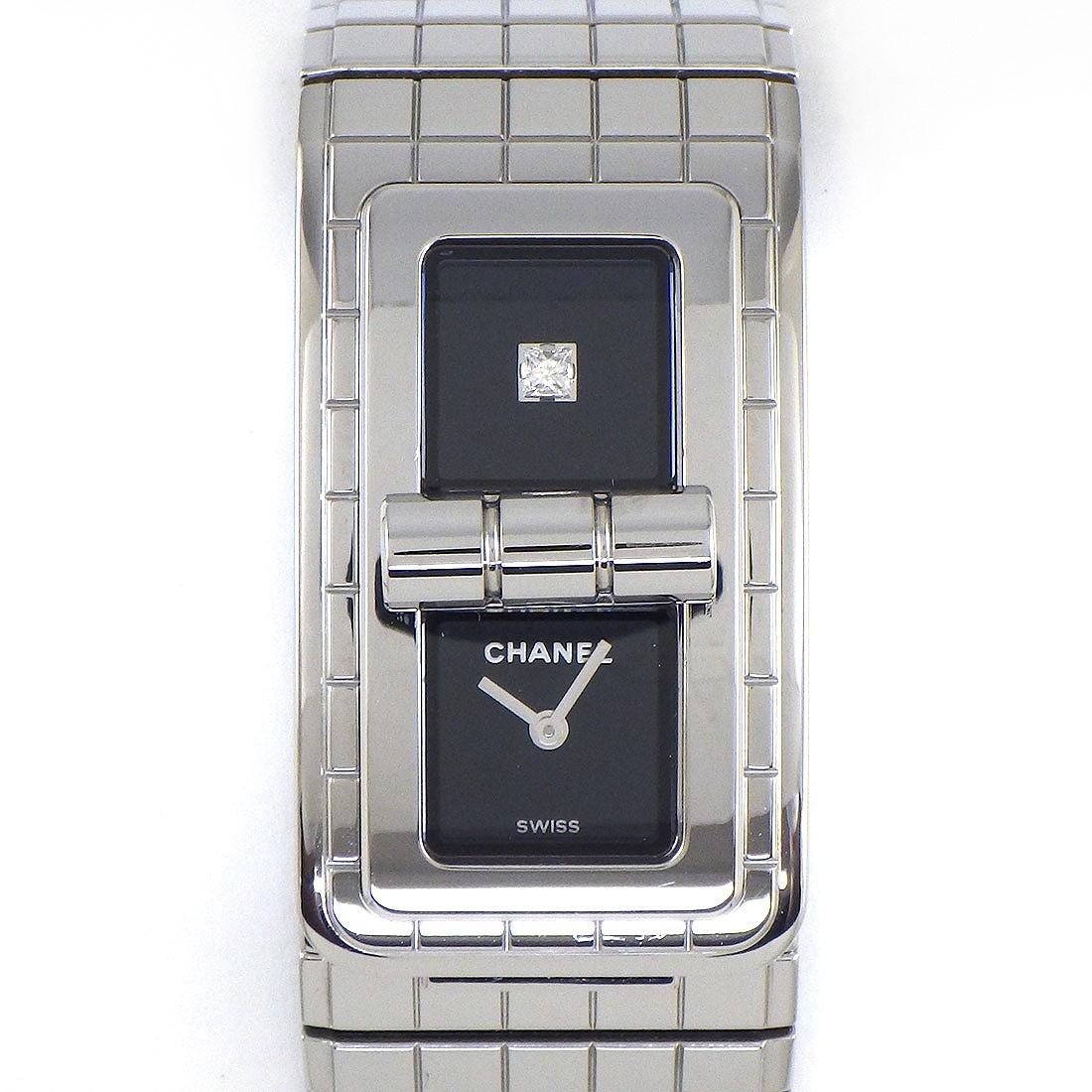 CHANEL Watch Code Coco H5144 Rectangular Diamond … - image 1