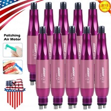 1-10 Dental Hygiene Prophy Handpiece Air Motor 4Holes 4:1 Nose Cone 360°Swivel