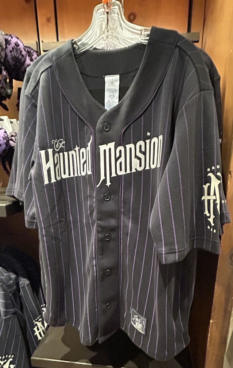 Disney Parks Haunted Mansion Baseball Jersey Adult XL NWT - 999