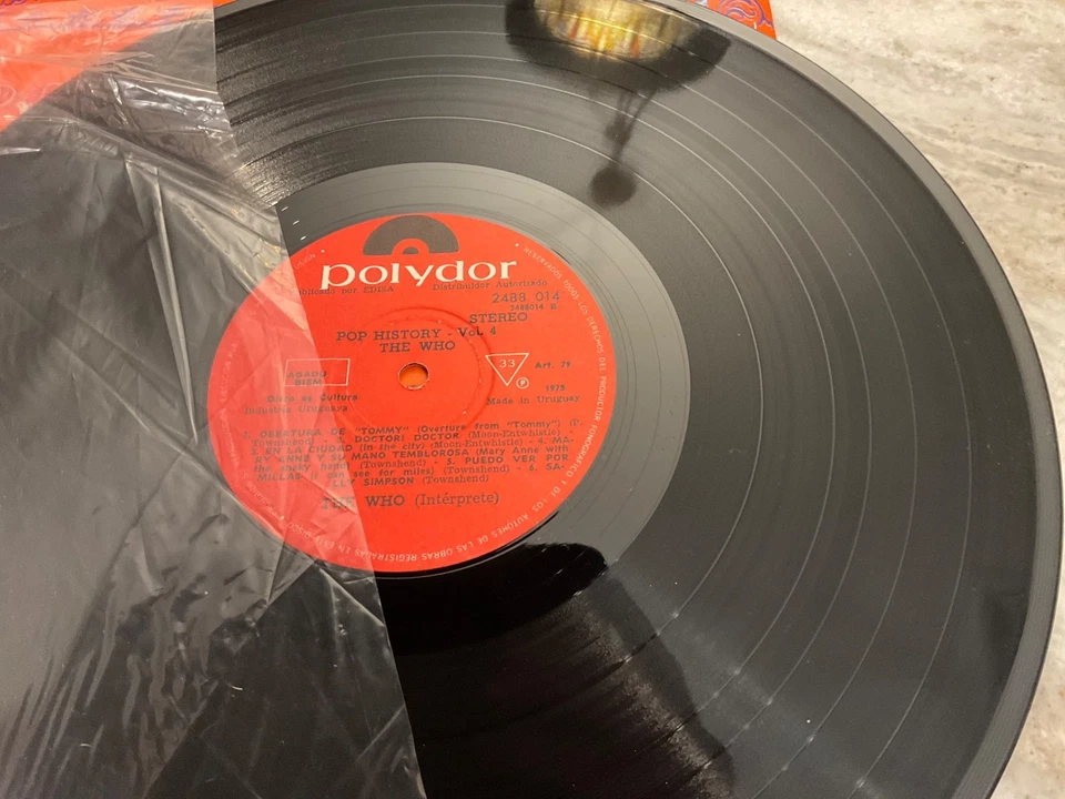 THE WHO 2LP POP HISTORY VOL.4 1970 SPAIN PRESS Polydor – 24 88 014/015 VG+/VG - Image 4 of 4