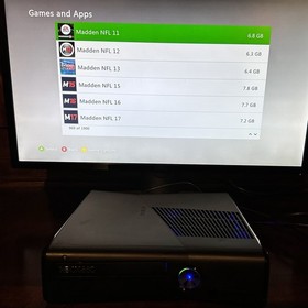 Xbox 360 With Full Game Library - Clean