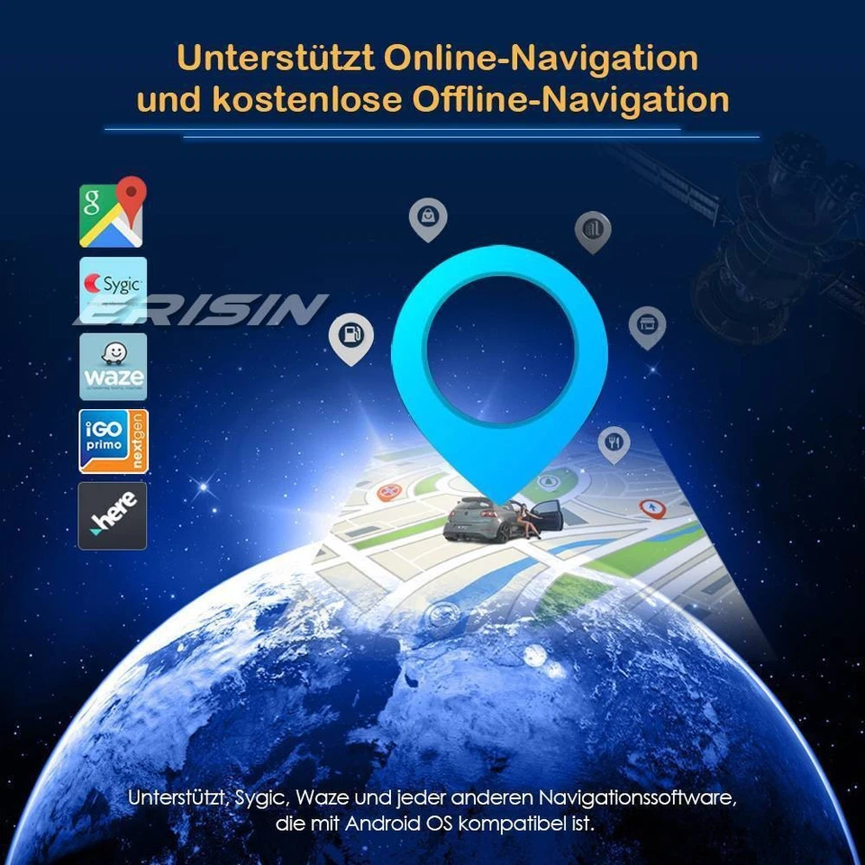 8-Kern 64GB Android 14 Autoradio DAB+ GPS Navi für BMW 3er E46 M3 Rover 75 MG ZT - Bild 3 von 4