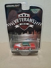 Greenlight 1983 Dodge Diplomat Diecast, Hobby Exclusive, Red