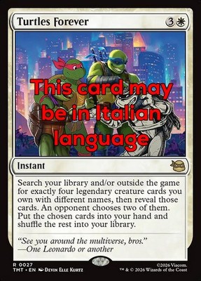 MTG TURTLES FOREVER EXC - TURTLES FOR IMMER 27 - TMT - MAGIC