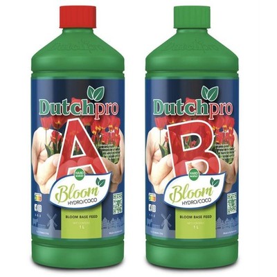 Dutchpro Bloom A+B Hydro/Coco hart. Wasser Set je 1L Basisdünger Hydro Coco
