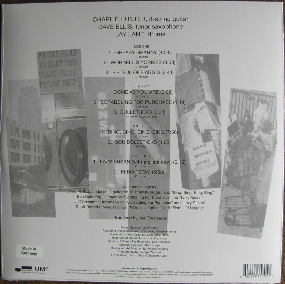 Charlie Hunter Trio – Bing, Bing, Bing! 2x Vinyl, LP, Album Reissue Schallplatte - Bild 2 von 2