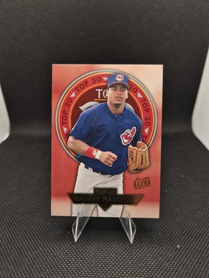 1997 Fleer Ultra - Top 30 Manny Ramirez #18..Ai App Graded At 8..with Three 9s!!