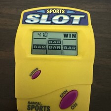 Vtg Radica Pocket Sport Slot Electronic Handheld Game WORKS