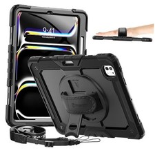 M5 2025 / M4 2024, 360  Rotating Stand, for iPad Pro 13 Inch Black Black