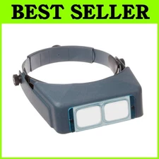 Donegan OptiVISOR 2X Magnifier - Hands-Free Binocular Visor