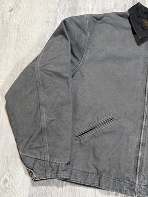 Vintage Carhartt Detroit Jacket Mens 2XL J97 GVL Gravel Gray
