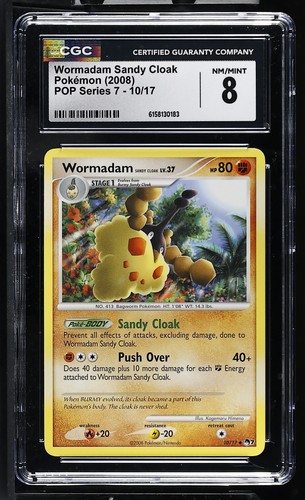 Wormadam Sandy Cloak graded CGC 8 for sale on eBay