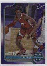 2021-22 Bowman U Purple Refractor 177/299 Keon Ellis #75 7eo