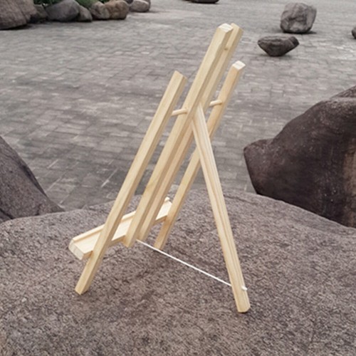 Kid Wood Painting Stand Foldable Display Drawing Rack for Home Outdoor Park - Picture 2 of 8