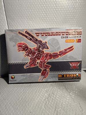 2004 D-Trons Paper Mechanics Series 2 TRYANTRON CX-038 TRYANNOSAURUS Type SEALED