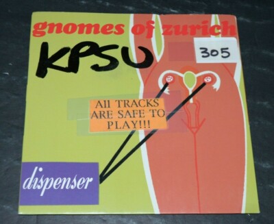 Gnomes Of Zurich~Dispenser~7'' Single~1996 Punk~Amphetamine Reptile~FAST SHIPPING