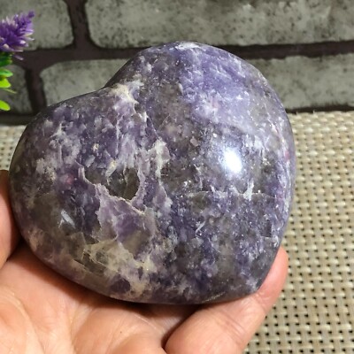 Natural Marvelous Lepidolite Purple Mica Crystal Stone Specimen 319g d4