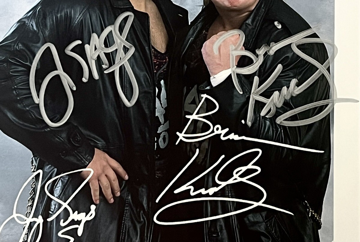 WWE NASTY BOYS SIGNED 8.5X11 ORIGINAL PROMO PHOTO WITH PSA COA