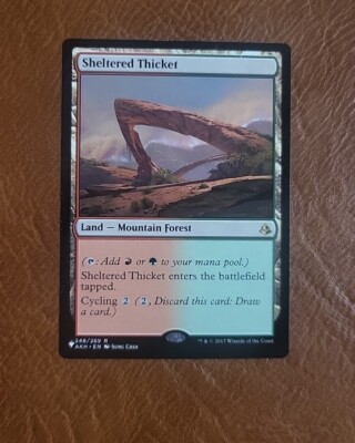 NM Sheltered Thicket 248/269 THE LIST REPRINT Amonkhet AKH
