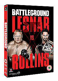 WWE: Battleground 2015 DVD (2015) Seth Rollins Good Used Condition Freepost Uk