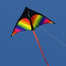 Large Delta Kite Fly Kite Easy to Fly Windsock for Outdoor Beach Kids Adults