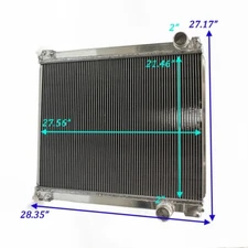 Aluminum Radiator for 1990-99 Ford F600 F700 F800 F850 F/B Series Truck 5.9-8.3L