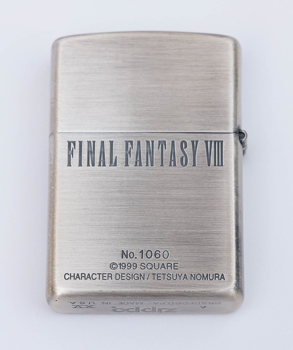 FINAL FANTASY Ⅷ ジッポライター ZIPPO Lighter Final Fantasy VIII Squall Gunblade FF8 Square