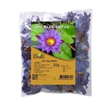 dry blue lotus flowers Nymphaea caeruleu 100 natural 25g