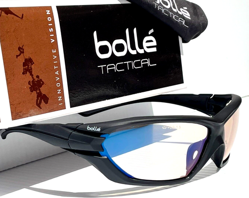 PICKLEBALL Bolle' ASSAULT Matte Black Copper Flash Clear Lens Sunglass 40147 - Picture 3 of 13
