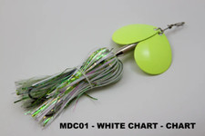 Musky Mayhem MDC01 Micro Double Blade Cowgirl Lure 3/4oz 5in Freshwater Fishing