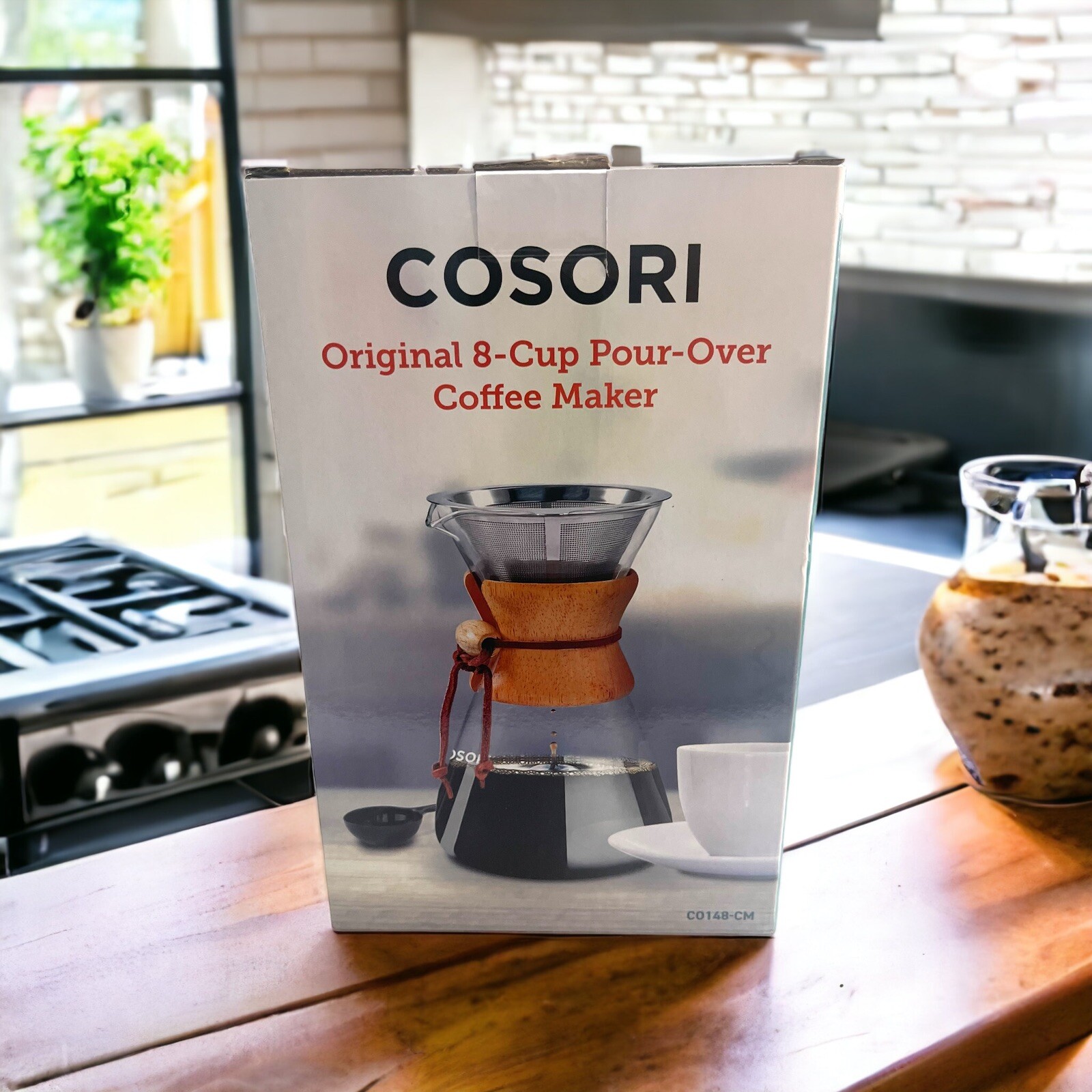 COSORI Pour Over Coffee Maker with Double Layer Stainless Steel Filter
