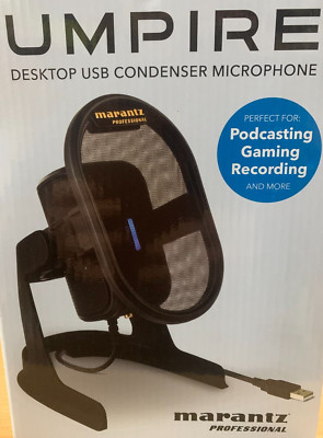 Marantz Professional Umpire   USB-Mikrofon für Aufnahmen, Podcasts, Streaming un