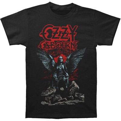 OZZY OSBOURNE cd lgo ANGEL WINGS Official SHIRT LRG New scream speak blizzard 