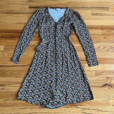GHOST London Micro Floral Button Front Mini Dress XXS | eBay