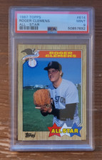 1987 Topps #614 Roger Clemens All Star PSA 9 Boston Red Sox (UCSC_B)