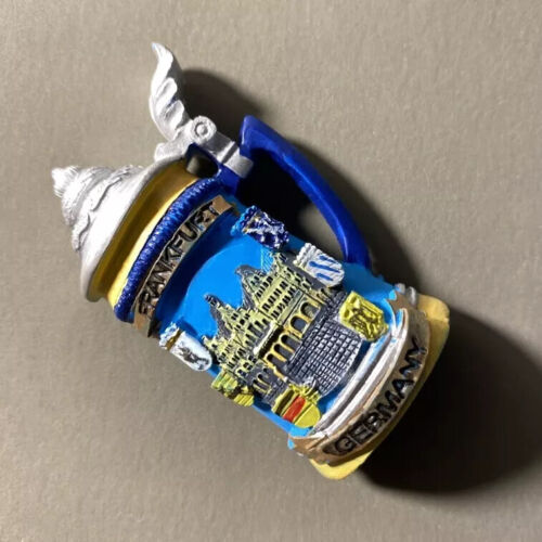 Deutschland Frankfurt Tourist Reise Souvenir 3D Resin Kühlschrank Kühlschrankmagnet - Bild 3 von 4