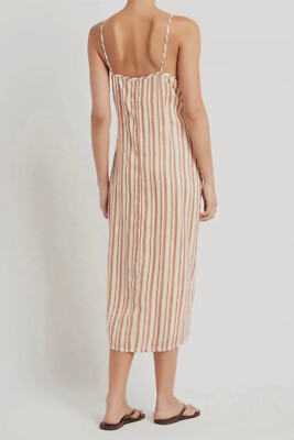 linen halter dresses Tie-Dye Linen Halter Dress main image 0