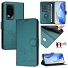 For Sharp Aquos Sense9 Plus Honeycomb Embossing RFID Leather Phone Case(Mint Green