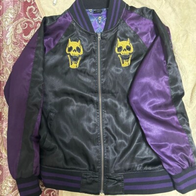 Jojo'S Bizarre Adventure Sukajan 3L Kira Yoshikage Killer Queen Stickerei ver...