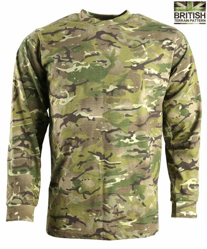 Mens Combat Army Long Sleeved T-shirt 