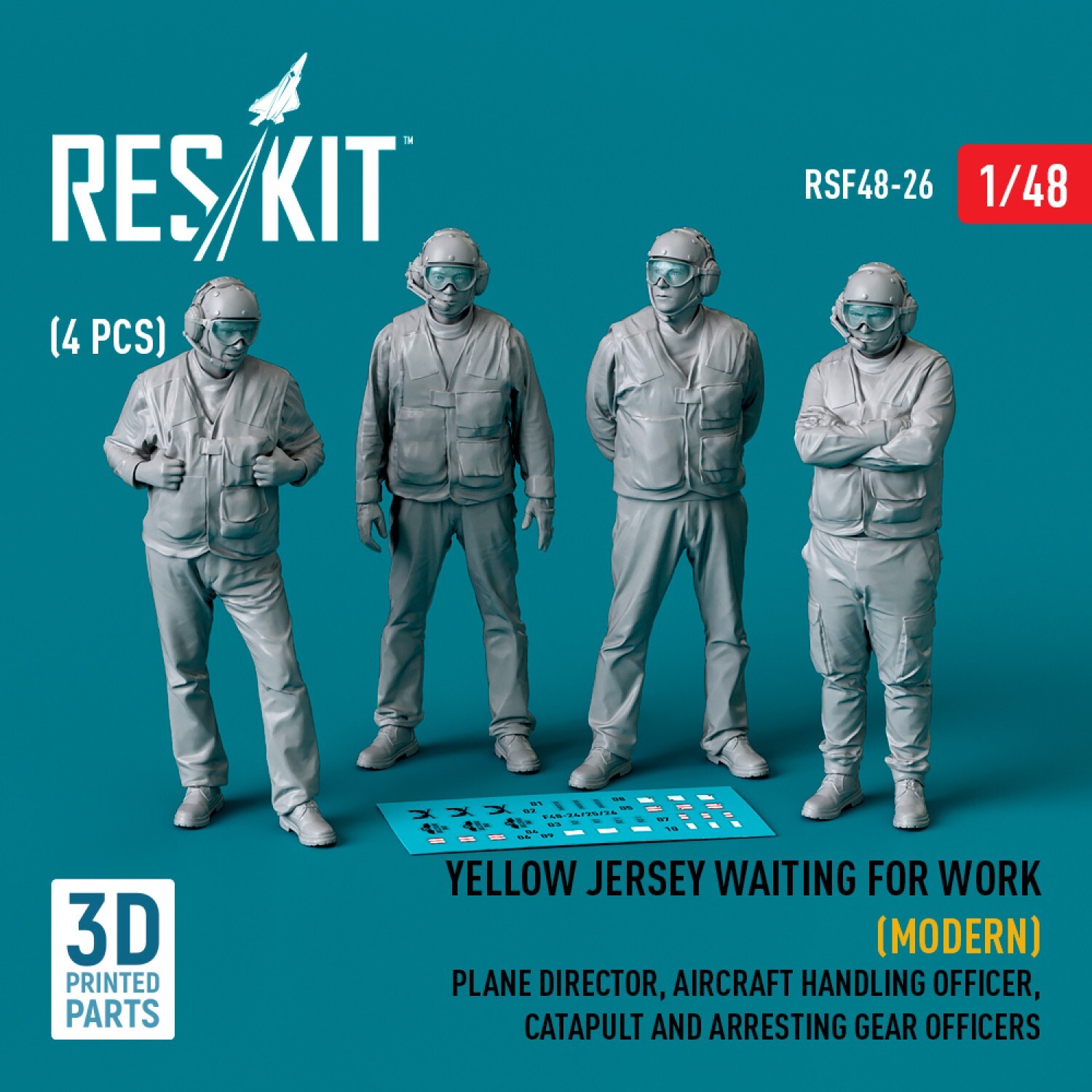 Yellow jersey waiting for work (Modern) 1:48 RSF48-0026 - for Plastic Model Kit