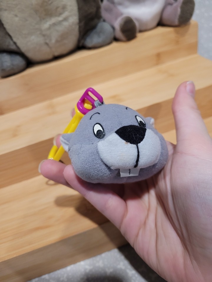 Vintage Disney Store Winnie the Pooh Gopher Easter Bunny Clip Plush Toy ...