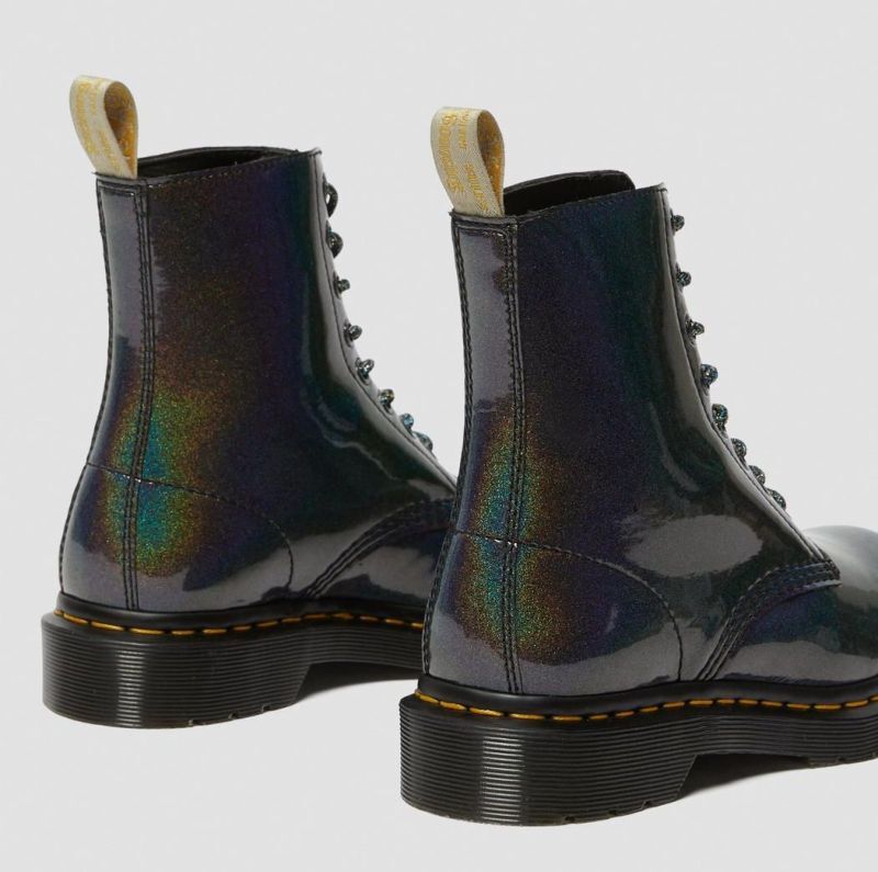 Dr Martens 8 Hole 1460 Pascal Vegan Gunmetal Prysm image 4