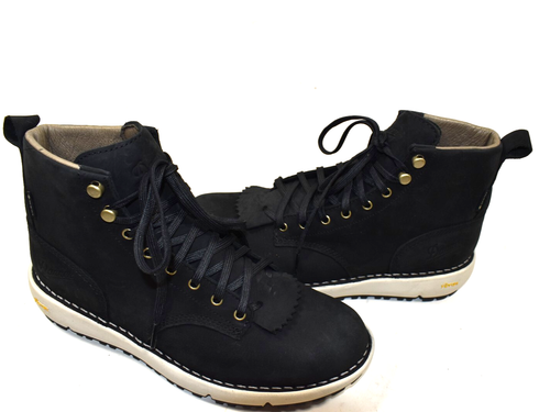 Botas chukka impermeables Danner 34610 9 D Logger 917 GTX 6" de cuero negro para hombre - Imagen 2 de 12