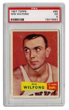 1957 Topps -- Win Wilfong #65 -- PSA 5 -- Basketball
