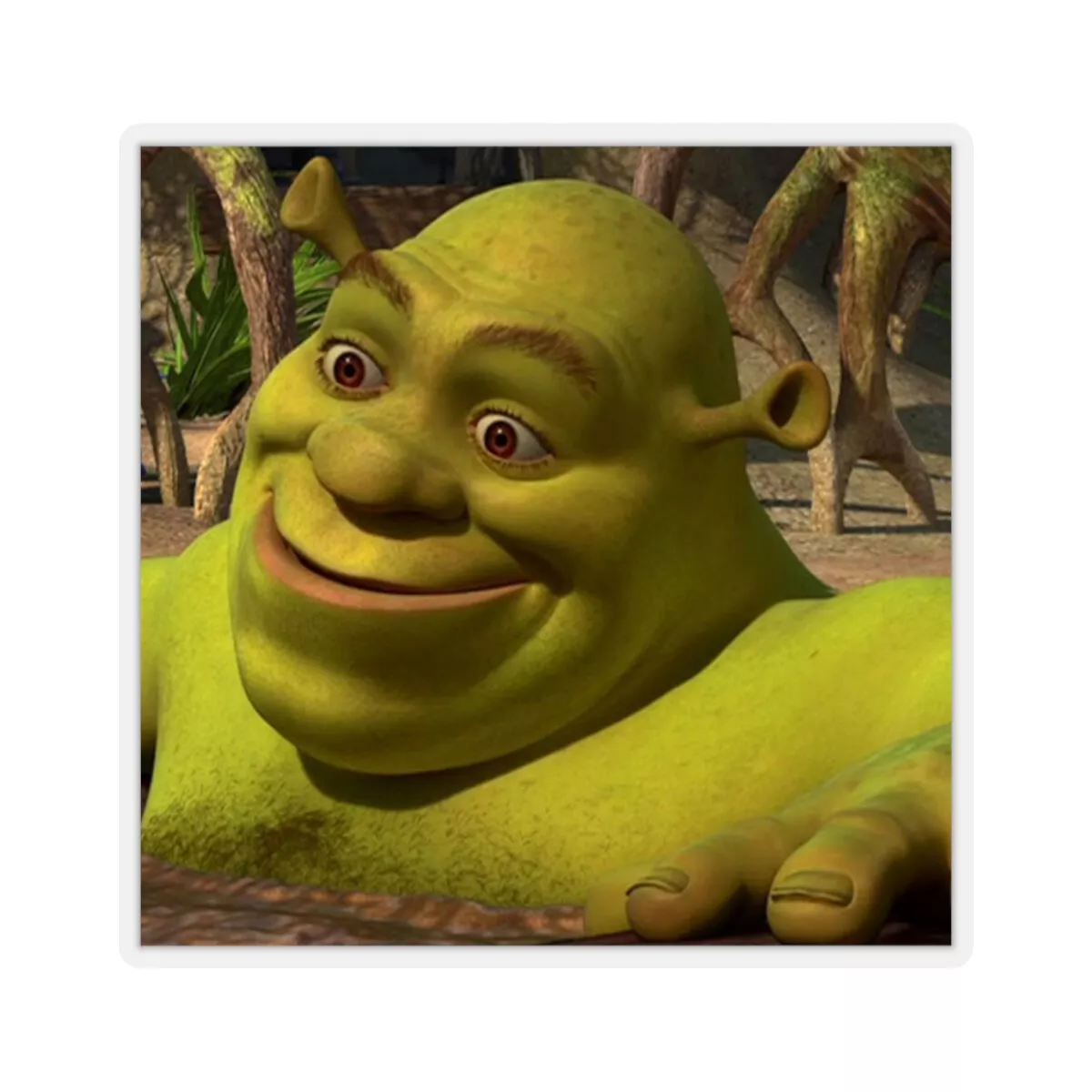 Shrek Meme Sticker - Sticker Graphic - Auto, Wall, Laptop, Cell, Truck  Sticker for Windows, Cars, Trucks