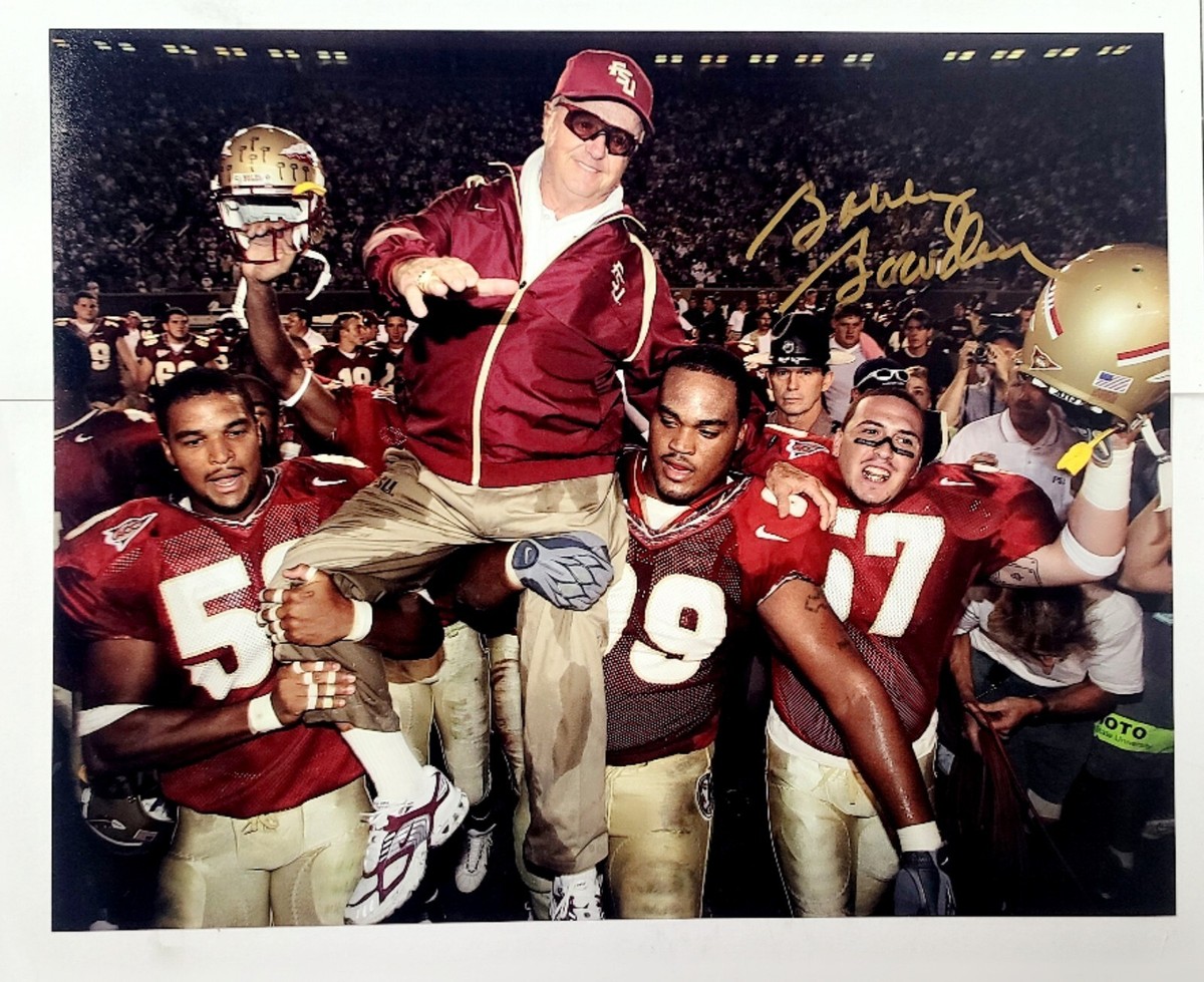 Florida State Seminoles BOBBY BOWDEN SIGNED Autographed 8X10 Photo