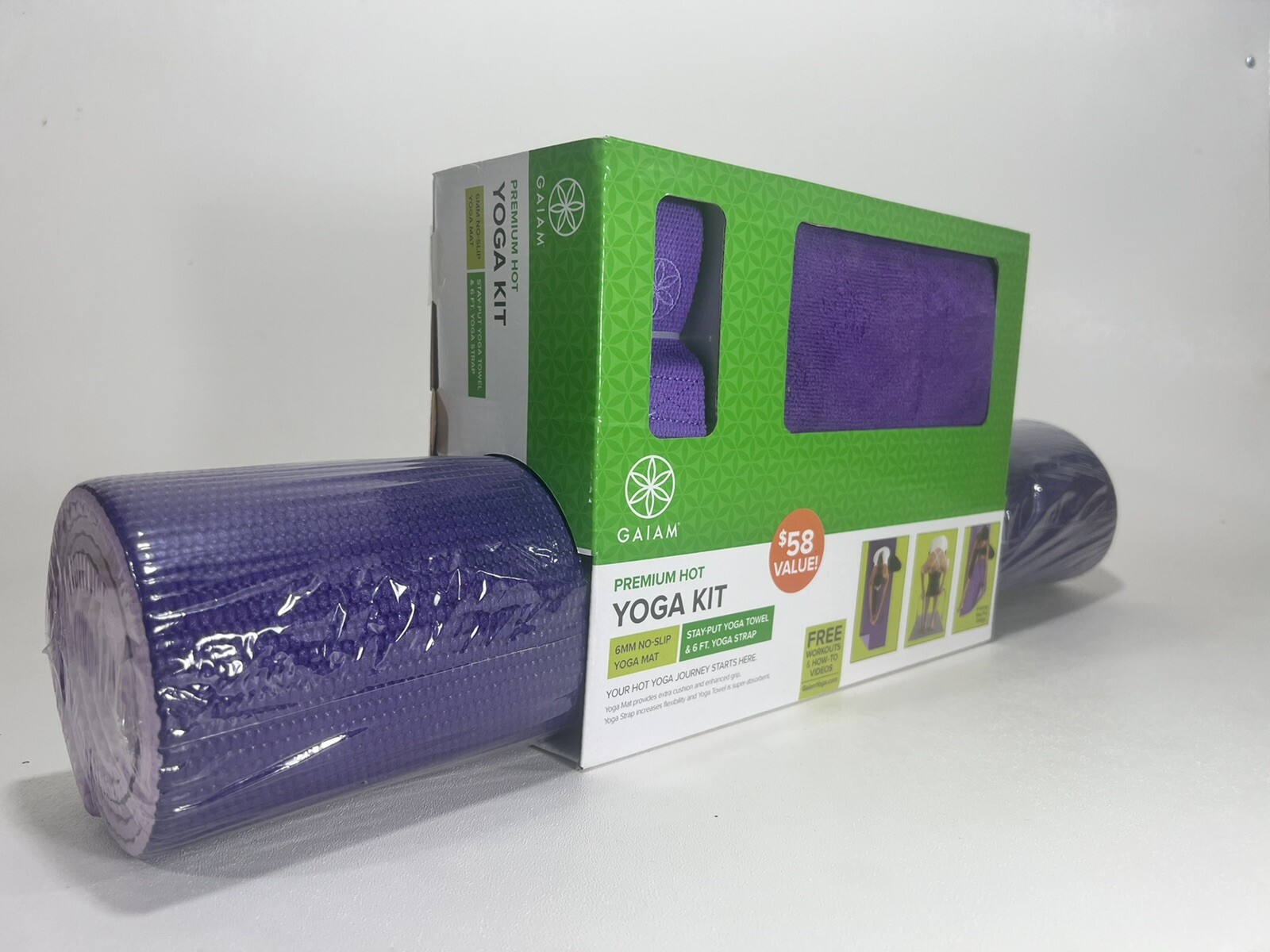 Gaiam Yoga Mat Green