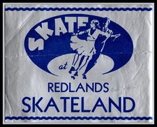 Roller Skating Rink Decal - California - Skate Redlands Skateland 5x6"