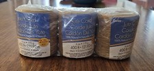 Jute Twine String Hemp Rope - 1200 Ft TOTAL 2ply Natural Burlap Cord 3 Rolls